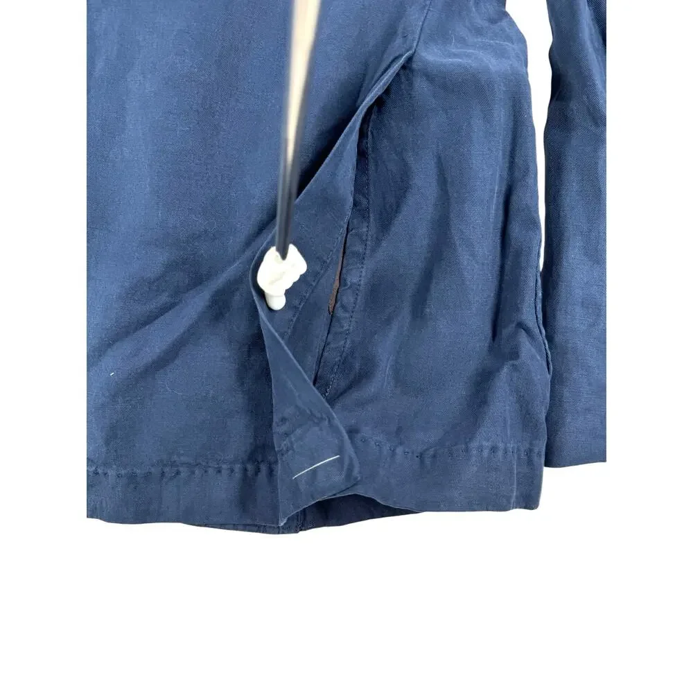johnnie-O Coolidge Linen Blend Blazer 40R Navy Blue Top Shelf Sport Coat Jacket